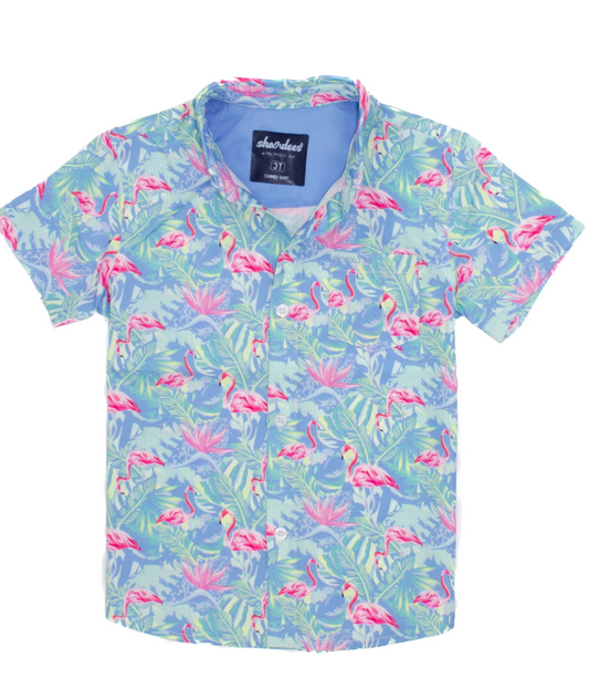 Floral Flamingo Shirt