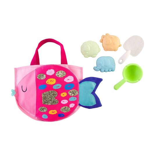 Fish Beach Tote W Toys