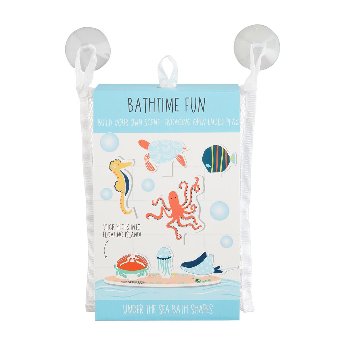 Blue Ocean Bath Stickable Set