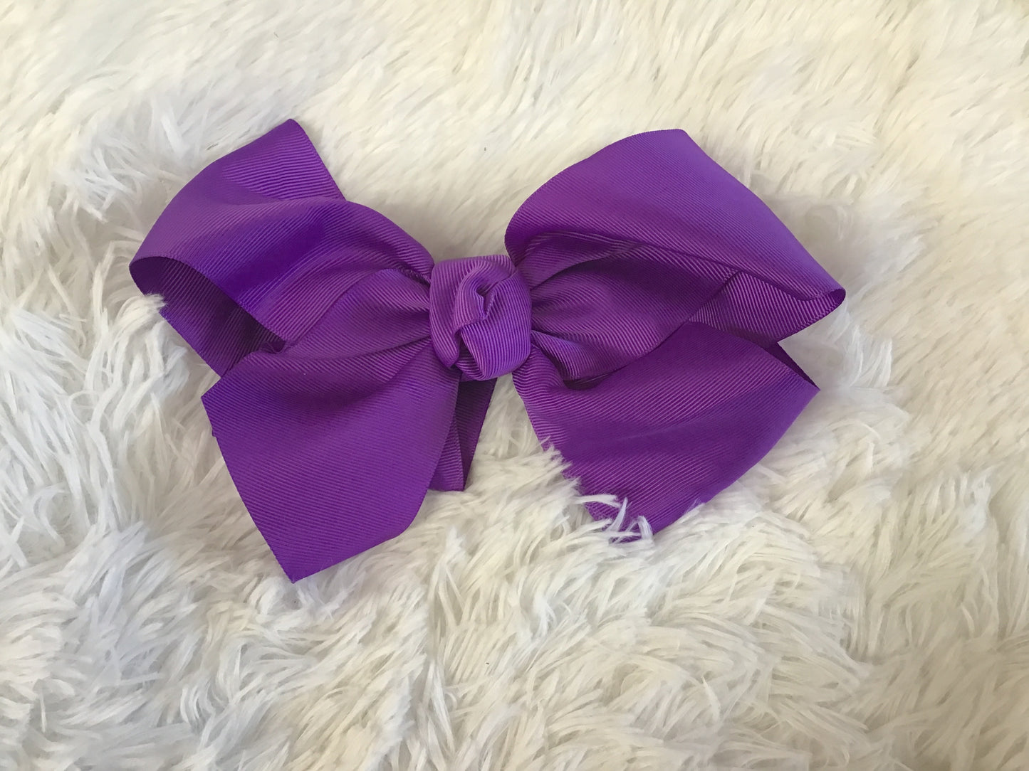 Large Purple Bow