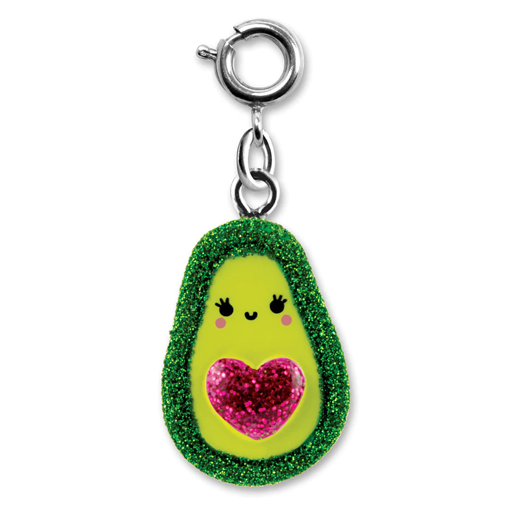 Glitter Avocado Charm