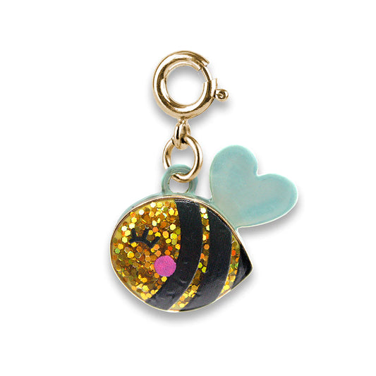 Glitter Bumble Bee Charm