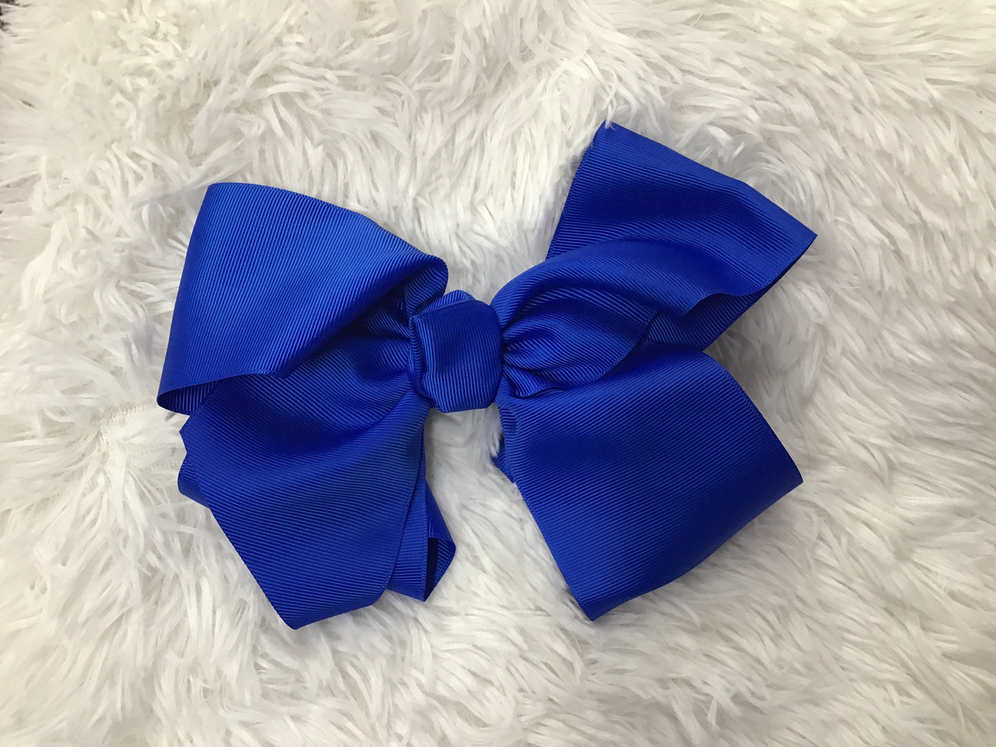 Large Royal Blue Bow