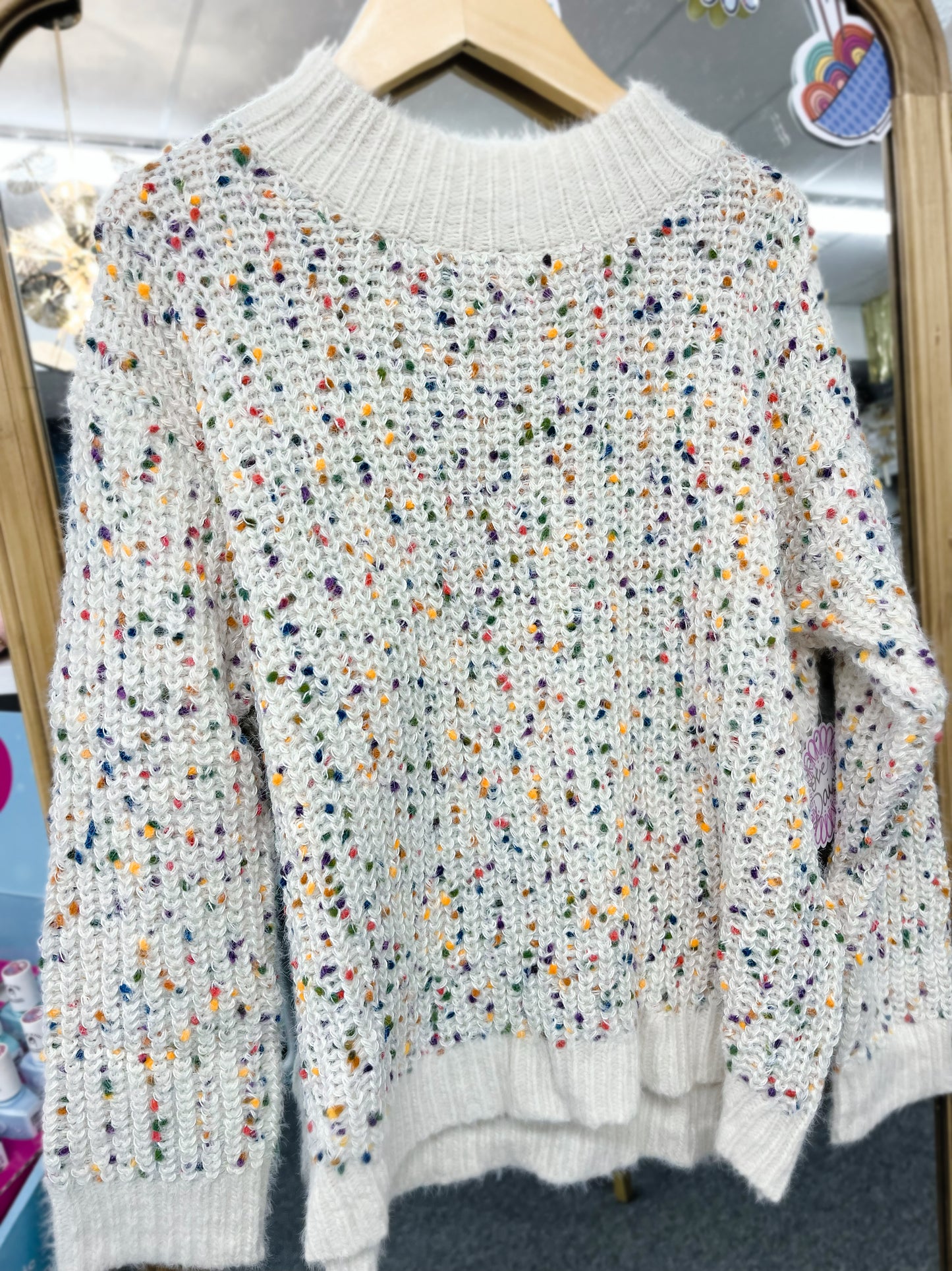 Confetti Rainbow Sweater