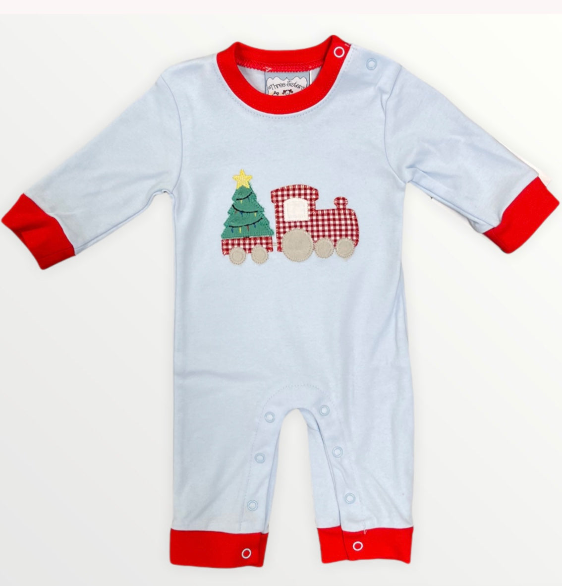 Christmas Train Romper - Boys