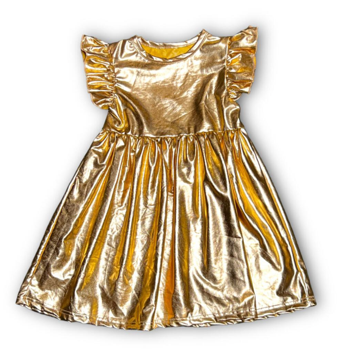 Fancy Metallic Gold Dress