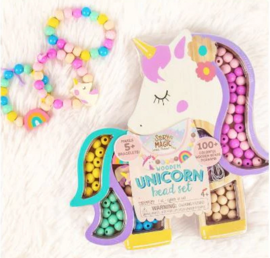 Unicorn Wooden Bead Set