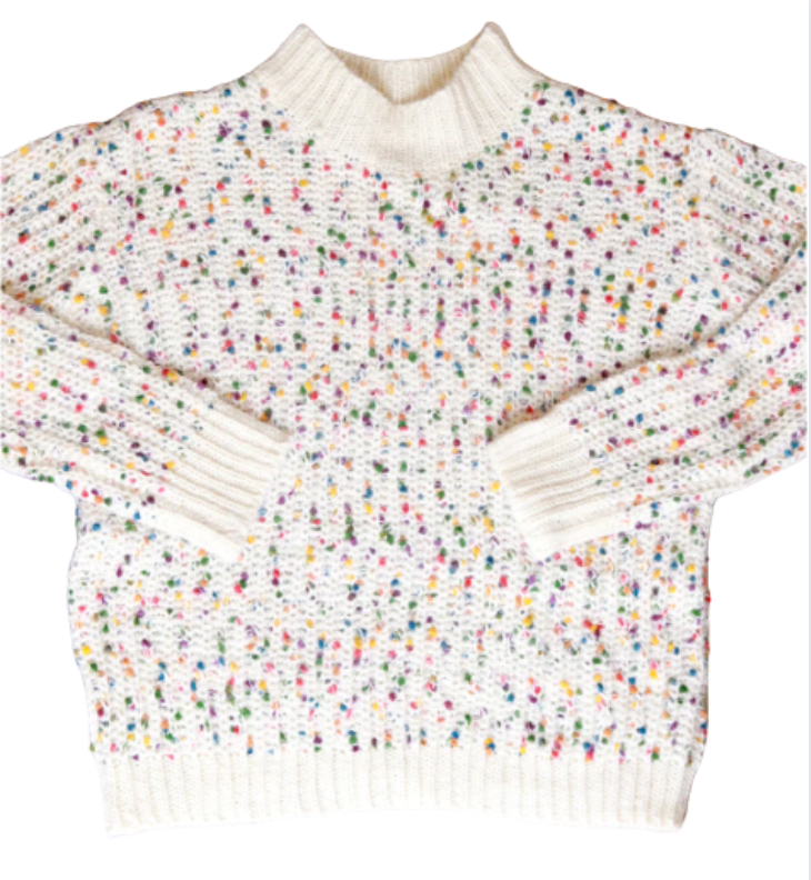 Confetti Rainbow Sweater