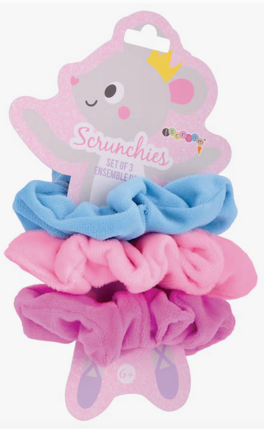 Mouse Fur Scrunchie Set