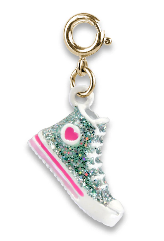 Glitter High Top Sneaker Charm