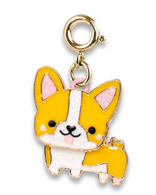 Gold Corgi Charm