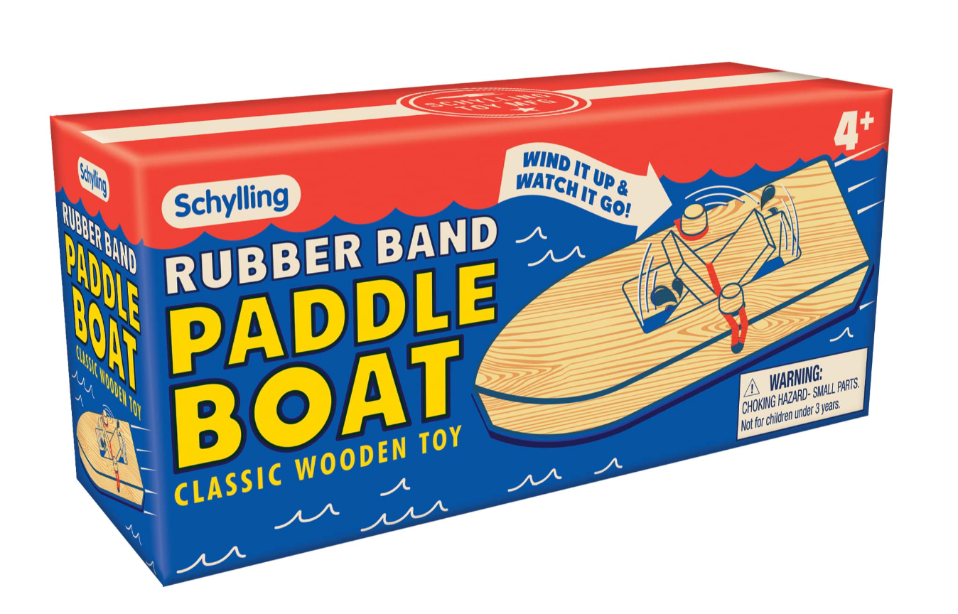 Rubber Band Paddle Boat