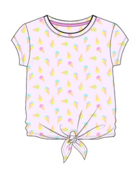 Ice Cream Tie Top