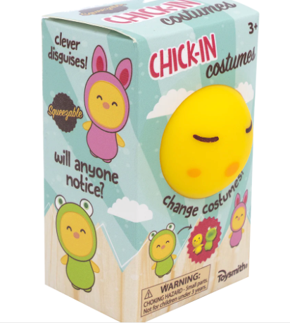 Farm Fresh Chick-In Costume Squeezable Toy