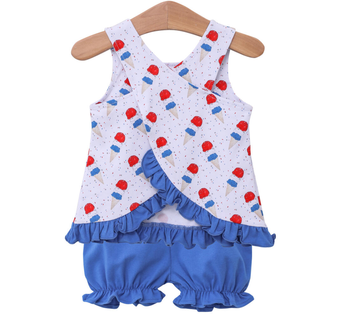 Patriotic Ice Cream Bloomer Set