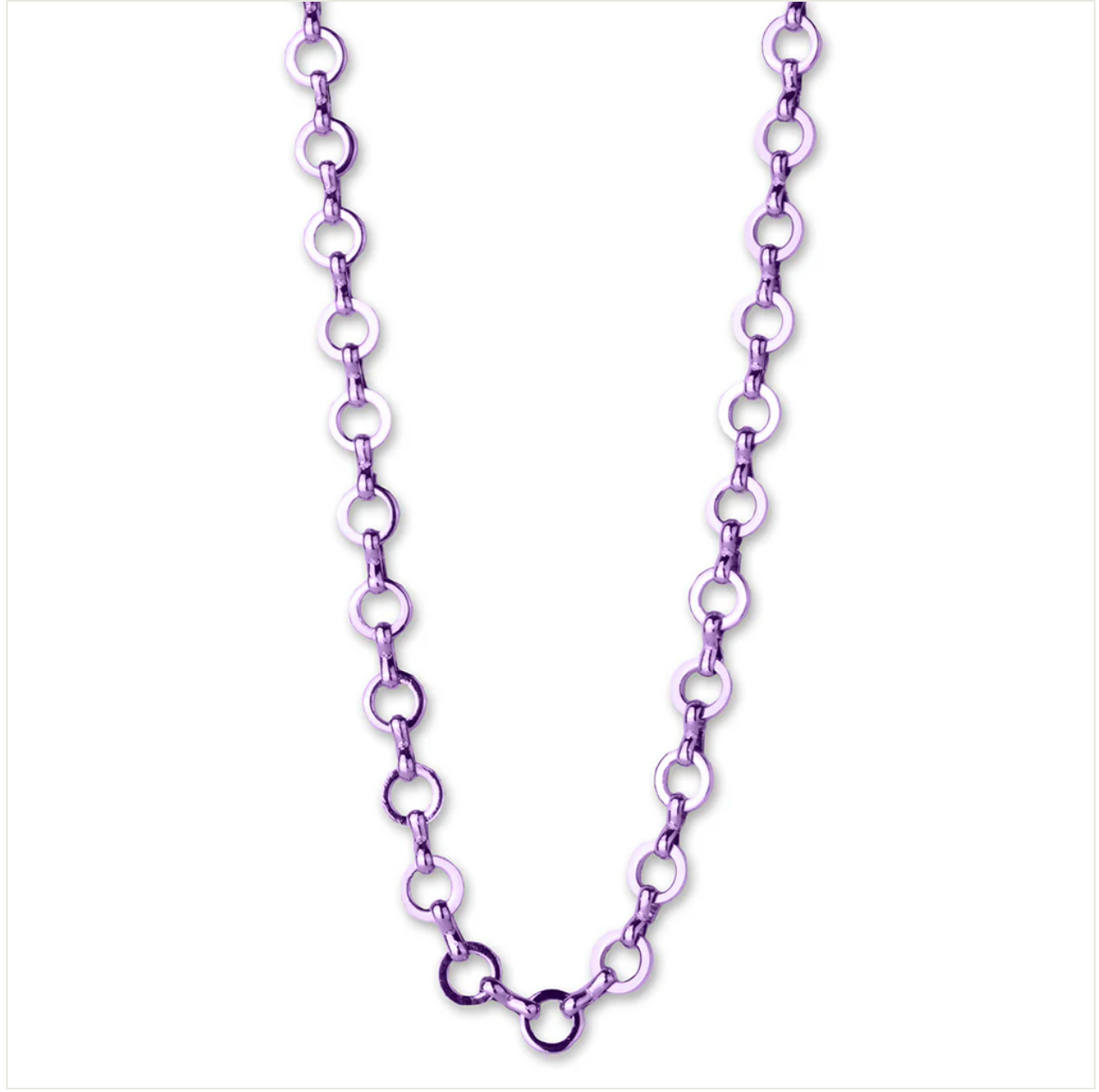 Purple Chain Necklace