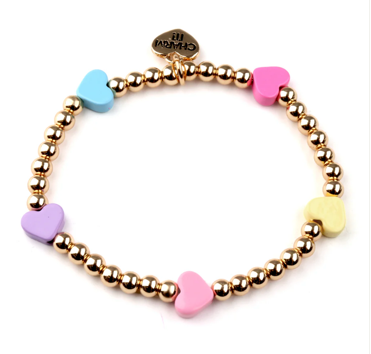 Multi Heart Bead Bracelet