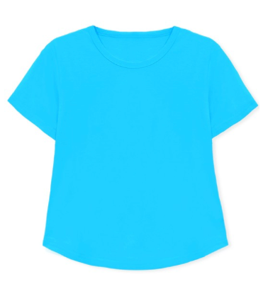 Basic Aqua Tee