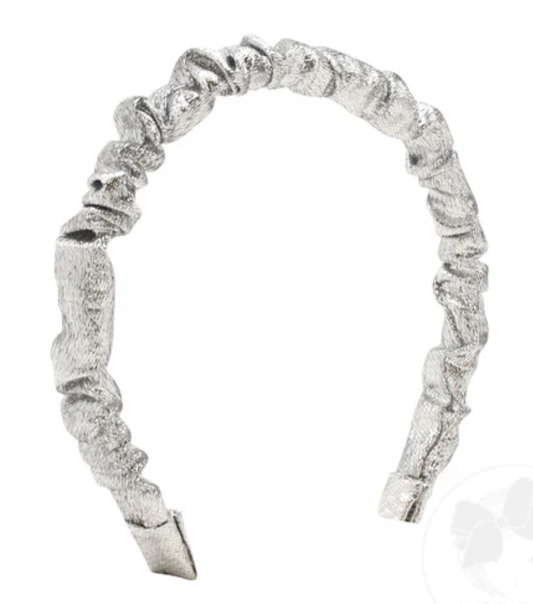 Metallic Silver Headband