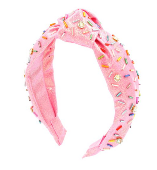 Hot Pink Sprinkle Headband