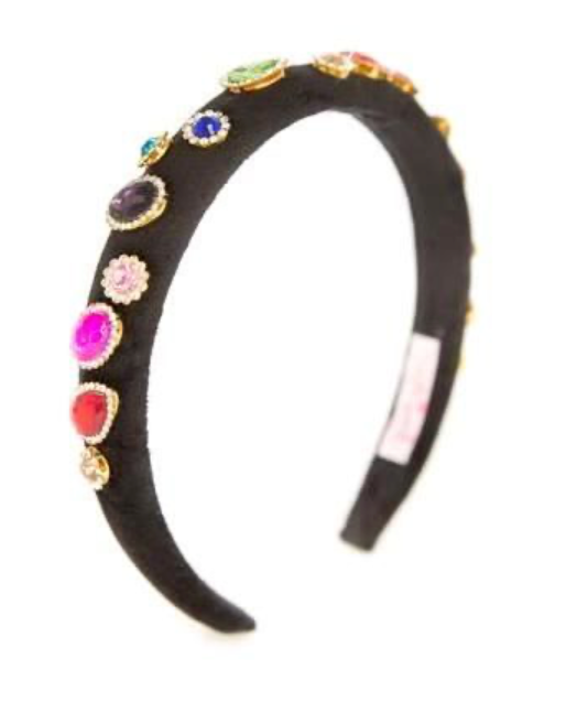 Black Jeweled Headband