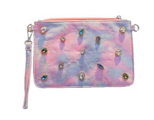 Jeweled Tie Dye Bag