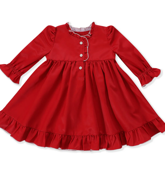 Red Clara Nightgown