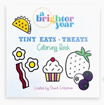 Tiny Eats + Treats Coloring Book