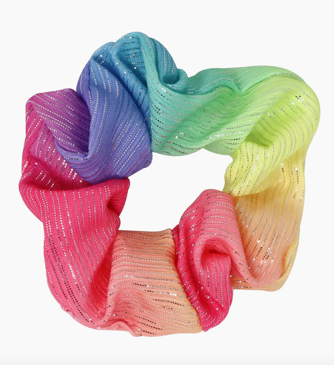 Rainbow Scrunchie