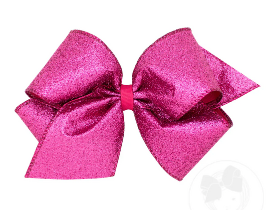 Magenta Glitter Bow