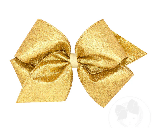 Gold Glitter Bow