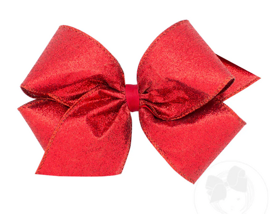 Red Glitter Bow