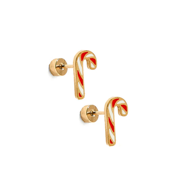 Candy Cane Earring