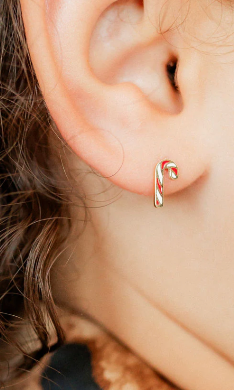 Candy Cane Earring