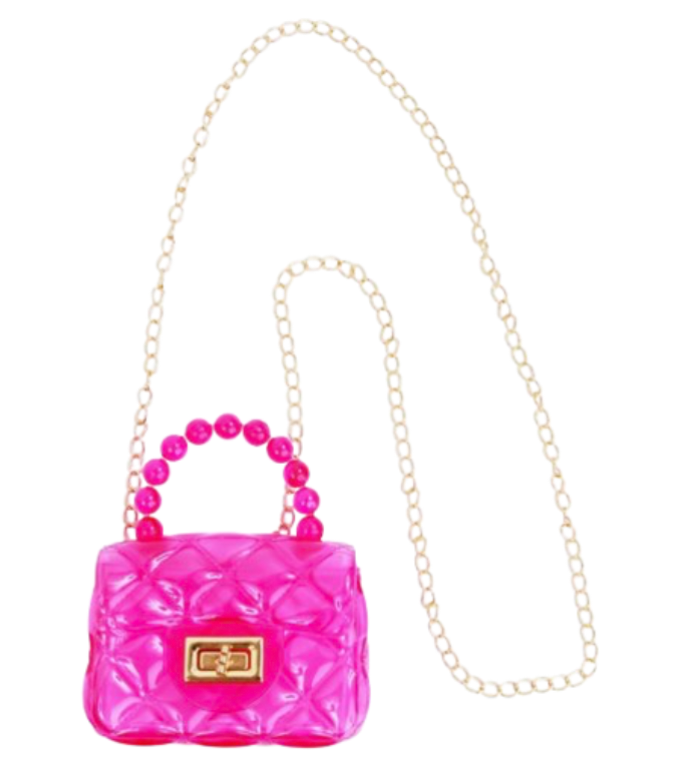 Hot Pink Jelly Purse