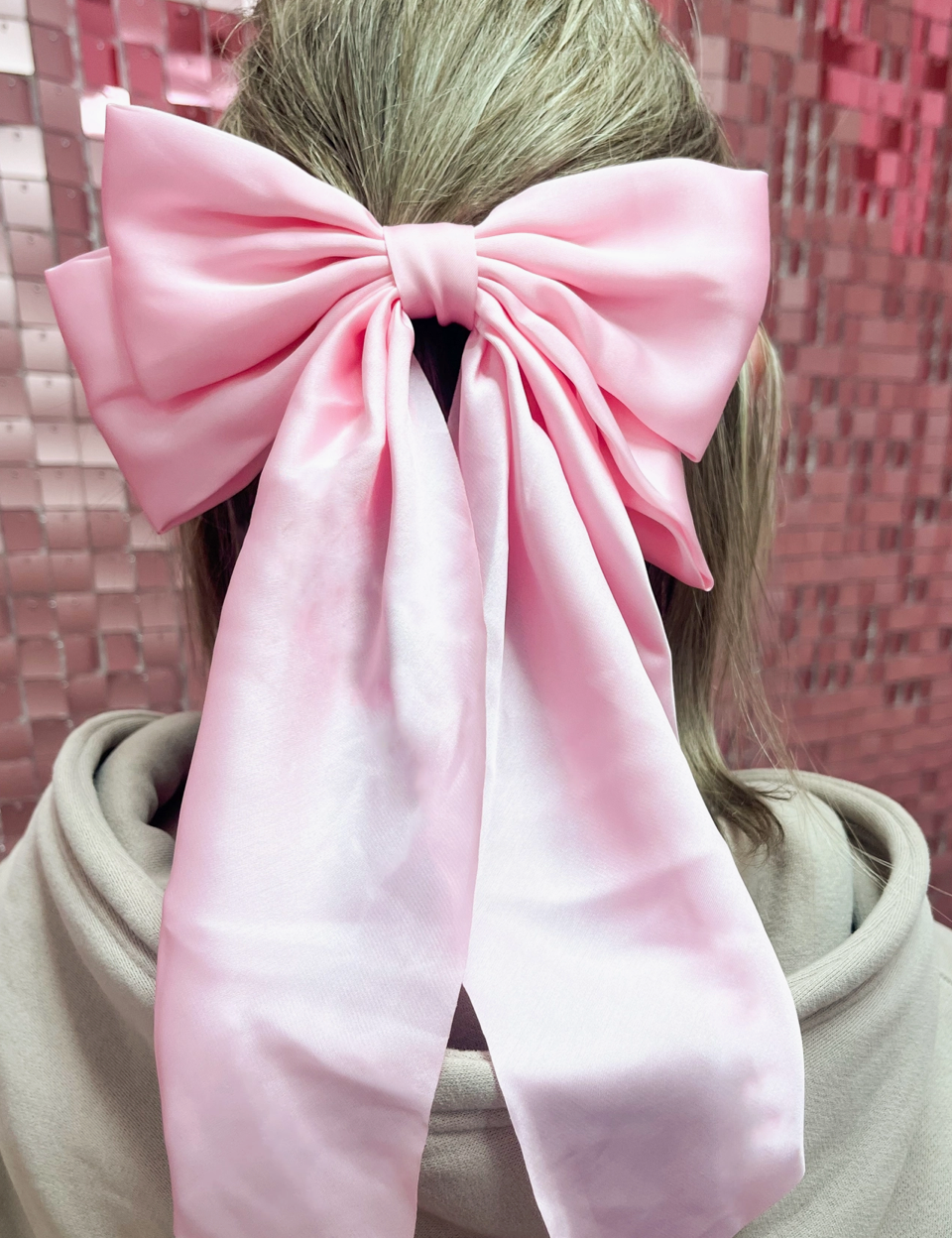 Pink Whimsy Tail Bow