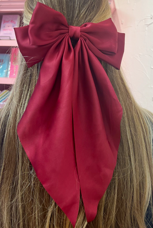 Razorback Red Whimsy Tail Bow