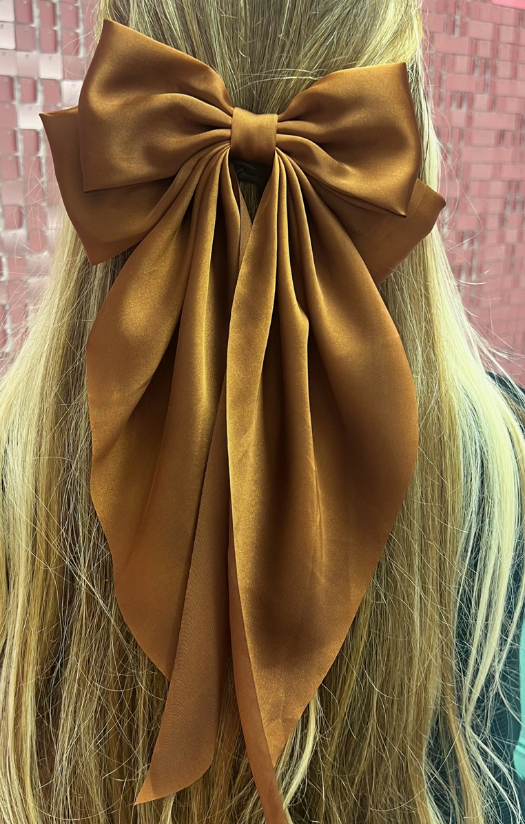 Brown Whimsy Tail Bow