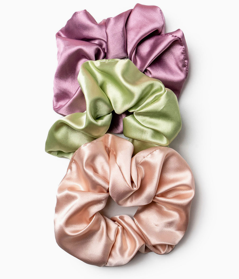 Satin Scrunchie Sets