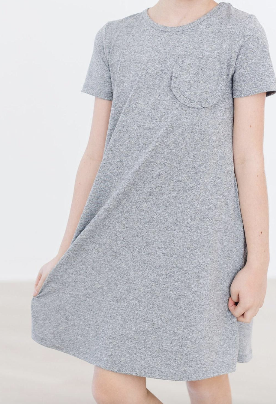 Grey Pocket Dress