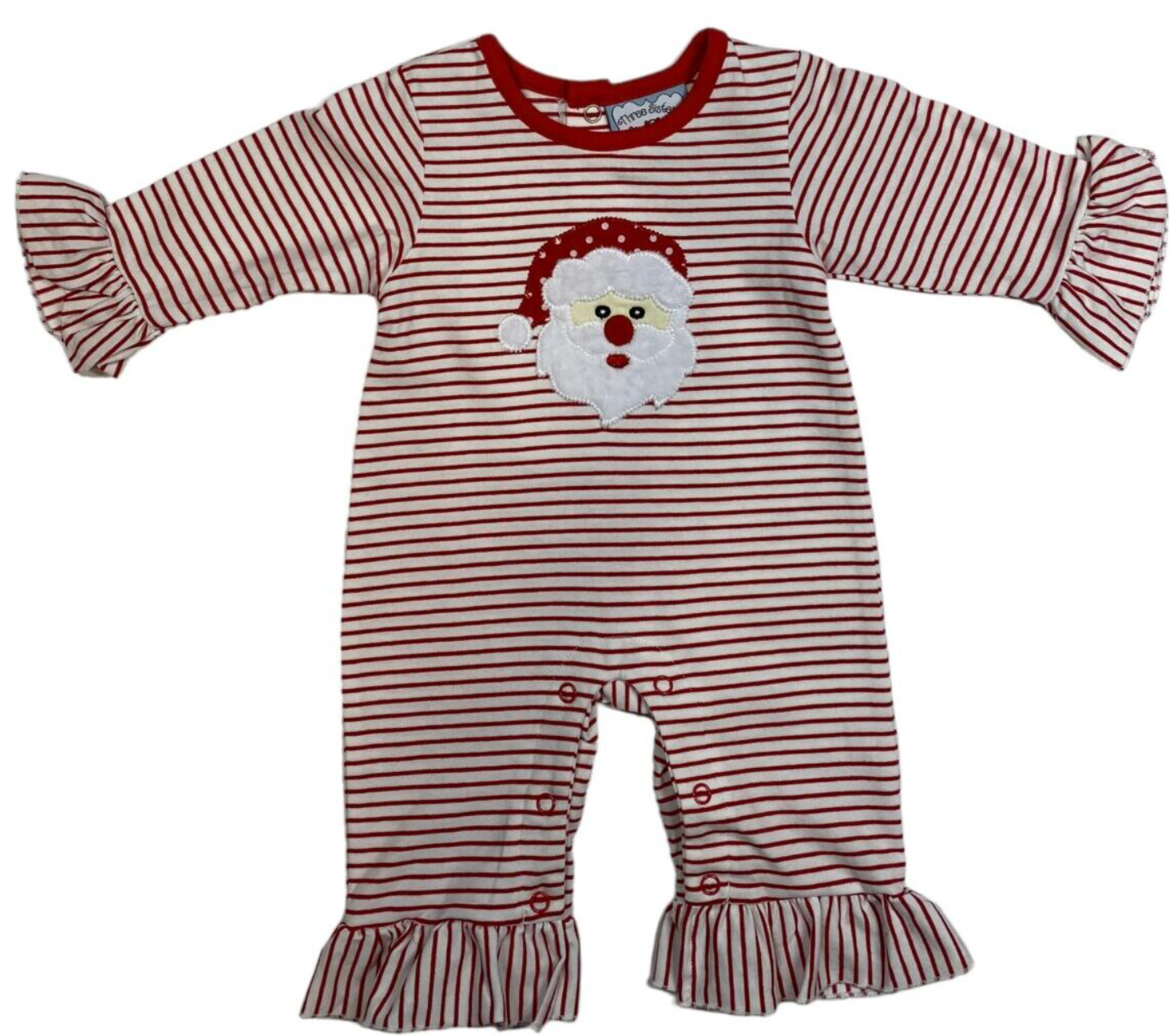 Santa Girls Romper