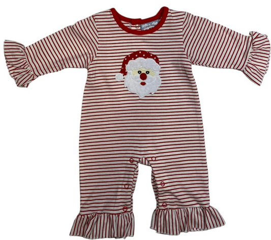 Santa Girls Romper