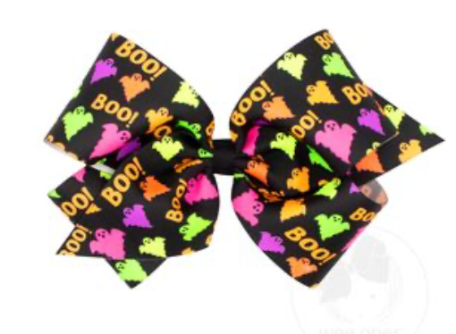 Neon Boo Bow