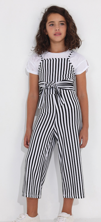 Tween Striped Romper