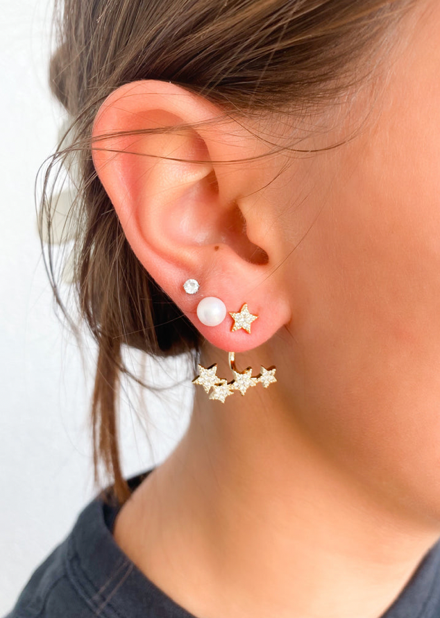 Star Jacket Earrings