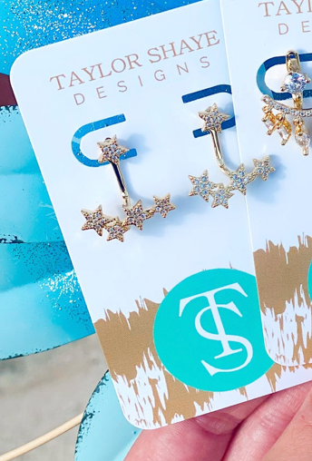 Star Jacket Earrings