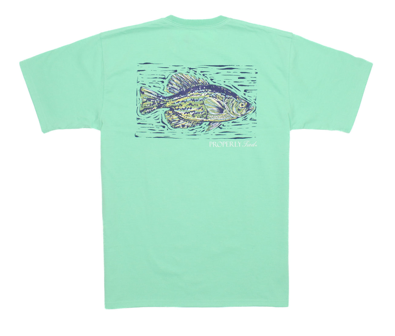 Crappie Wash Green Tee