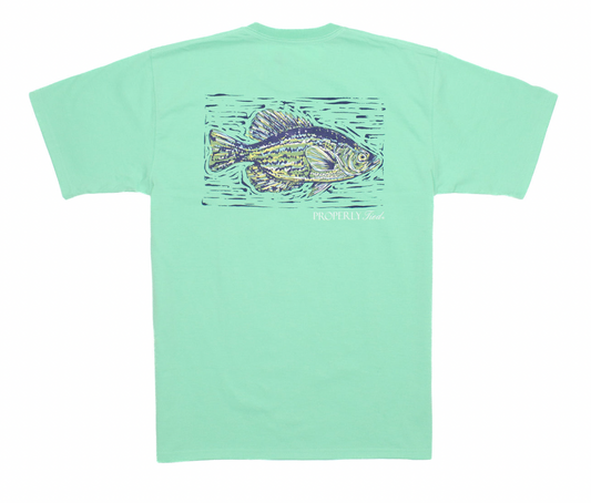 Crappie Wash Green Tee