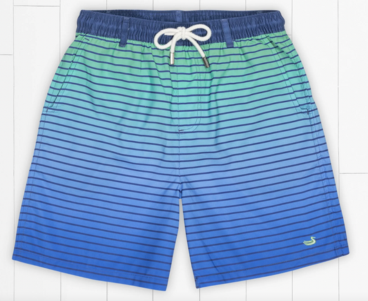 Faded Lines Swim Trunk